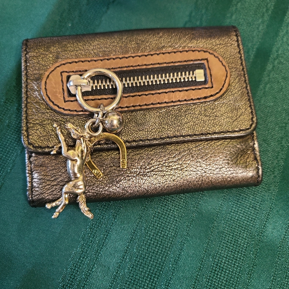 **SOLD** Chloe Kerala Horse Charm Leather Bifold Wallet - Picture 12 of 12